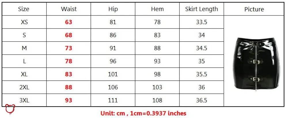 Black PVC Leather Skirt - The Cursed Closet