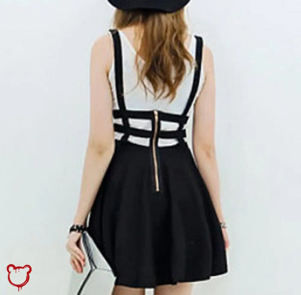 Black Strap Skirt: Loved Ones Clothing