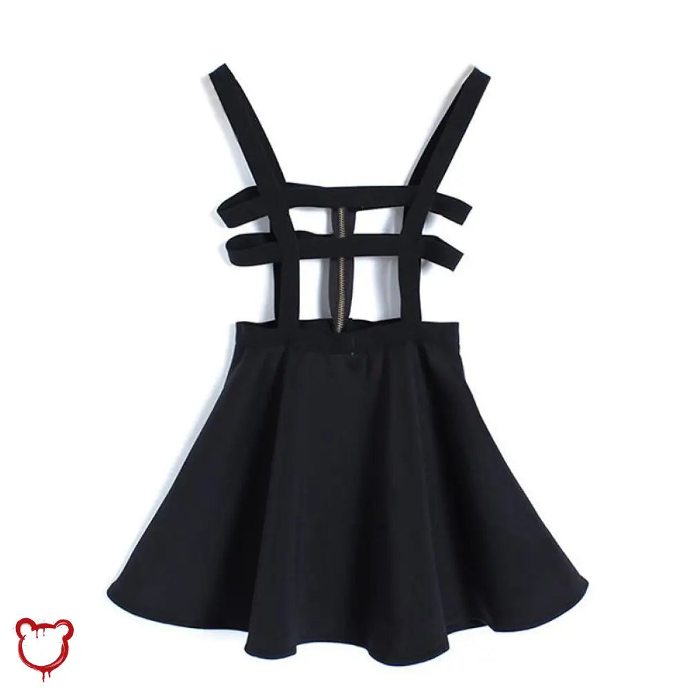 Black Strap Skirt: Loved Ones Clothing