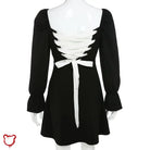 Black & White Lace Dress / Xxl Clothing