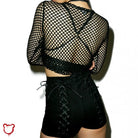 Bleeding Fishnet Tank Top Black / M Clothing