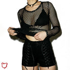 Bleeding Fishnet Tank Top Black / S Clothing