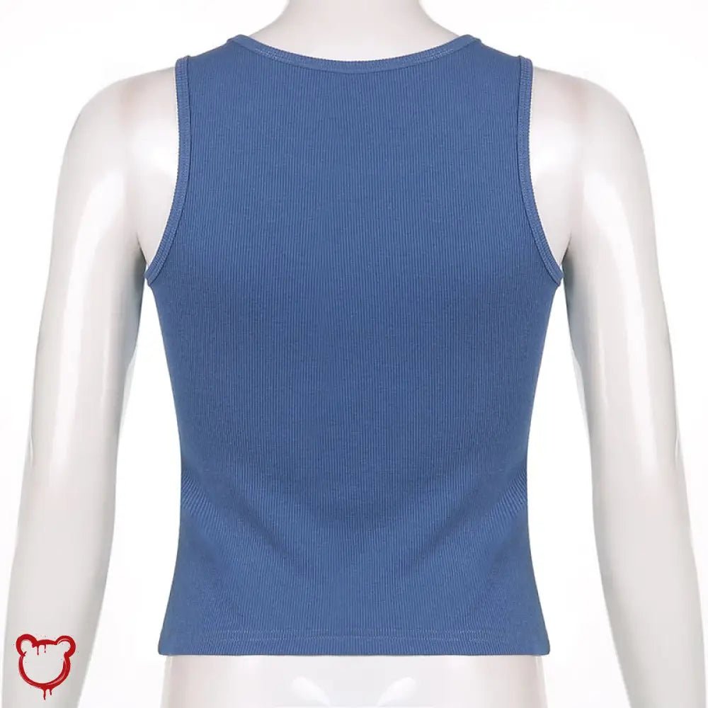 Blue Casual Top - The Cursed Closet