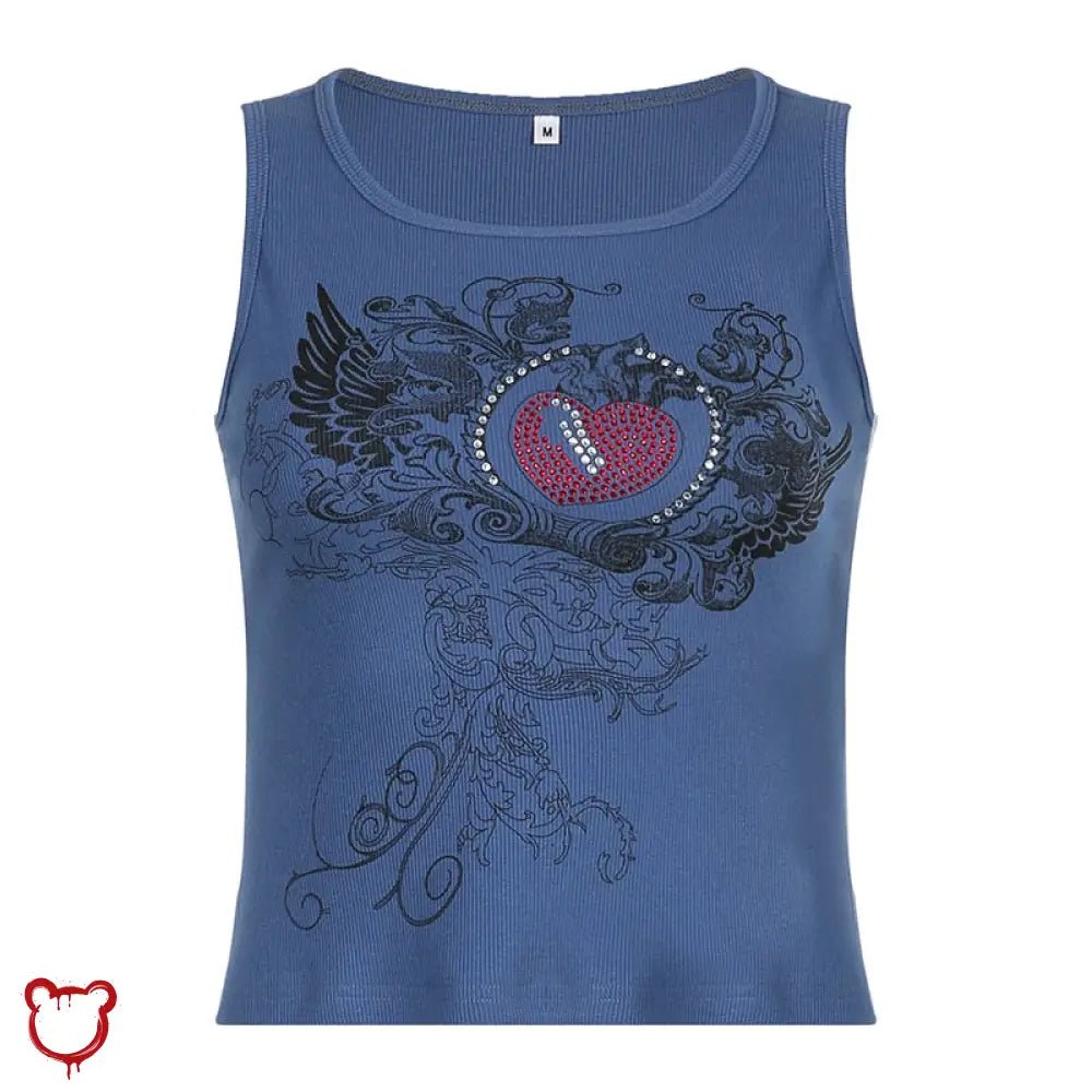 Blue Casual Top - The Cursed Closet