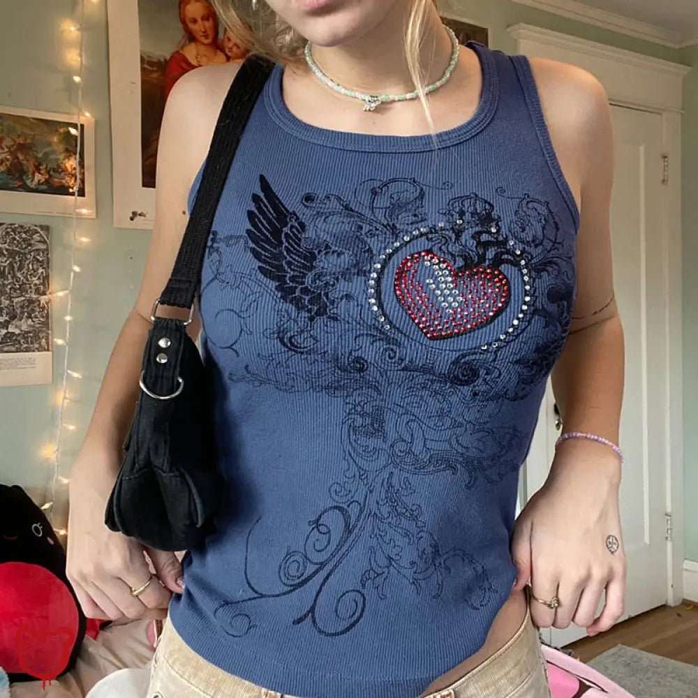 Blue Casual Top - The Cursed Closet