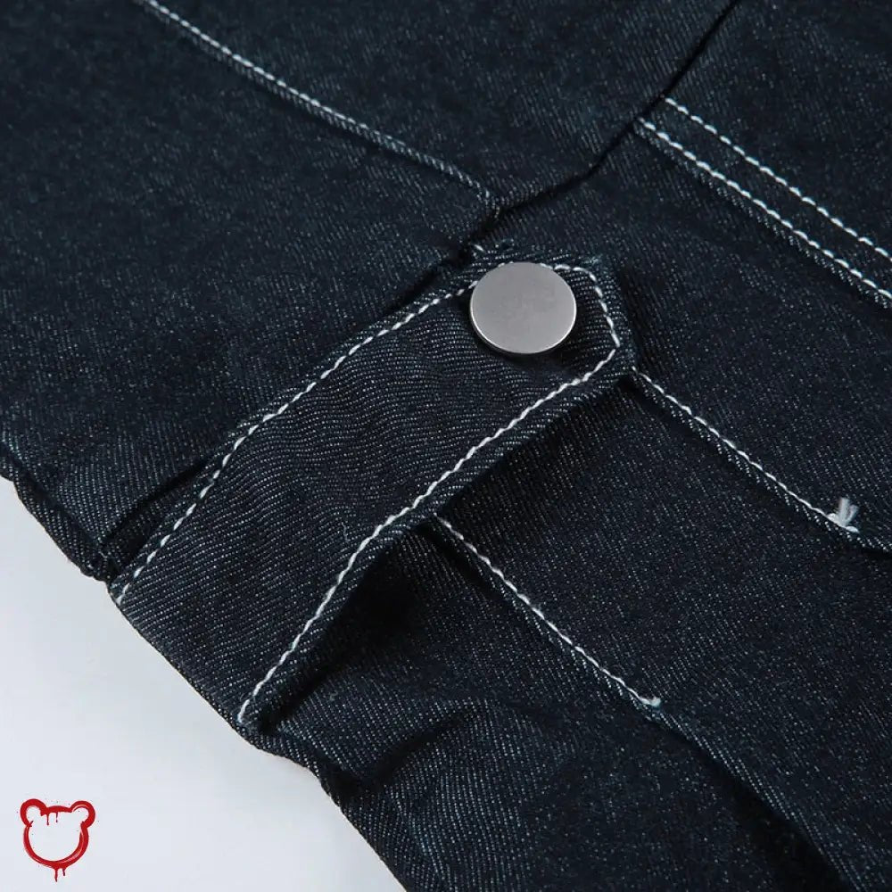 Blue Grunge Denim Dress Inbound - The Cursed Closet