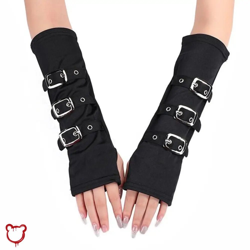 "Buckle Mitten Gloves Duo" - The Cursed Closet