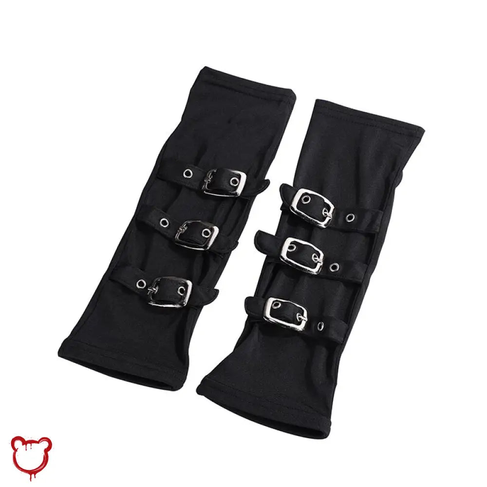 "Buckle Mitten Gloves Duo" - The Cursed Closet