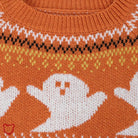 Caspers Orange Ghost Sweater Clothing