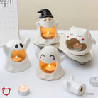 Ceramic Ghost Candle Holder Homeware