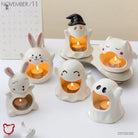 Ceramic Ghost Candle Holder Homeware