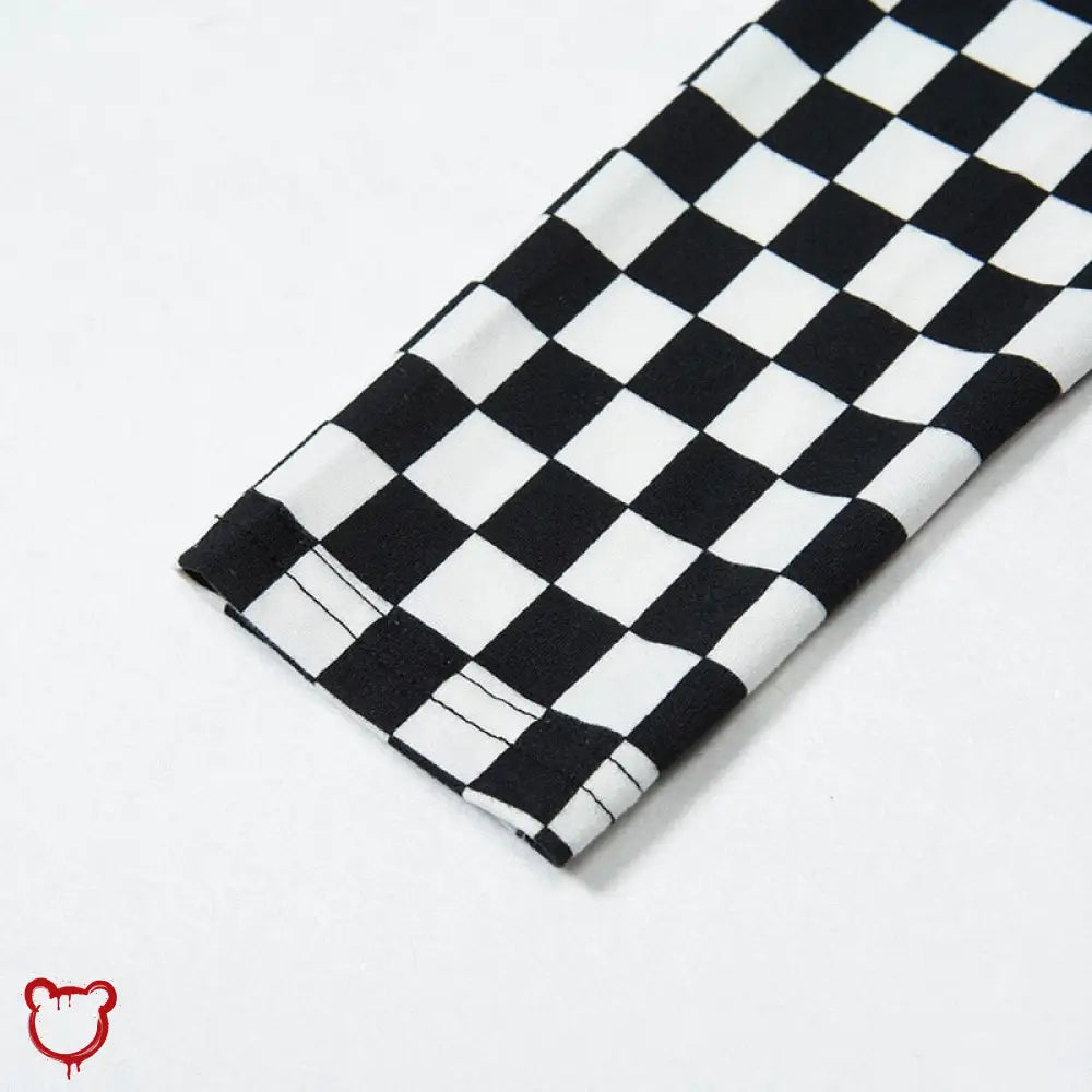 Checkered Fear Factor Top Clothing