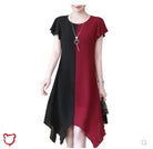 The Cursed Closet 'Black Cherry' Black and red dress (plus size) at $34.99 USD