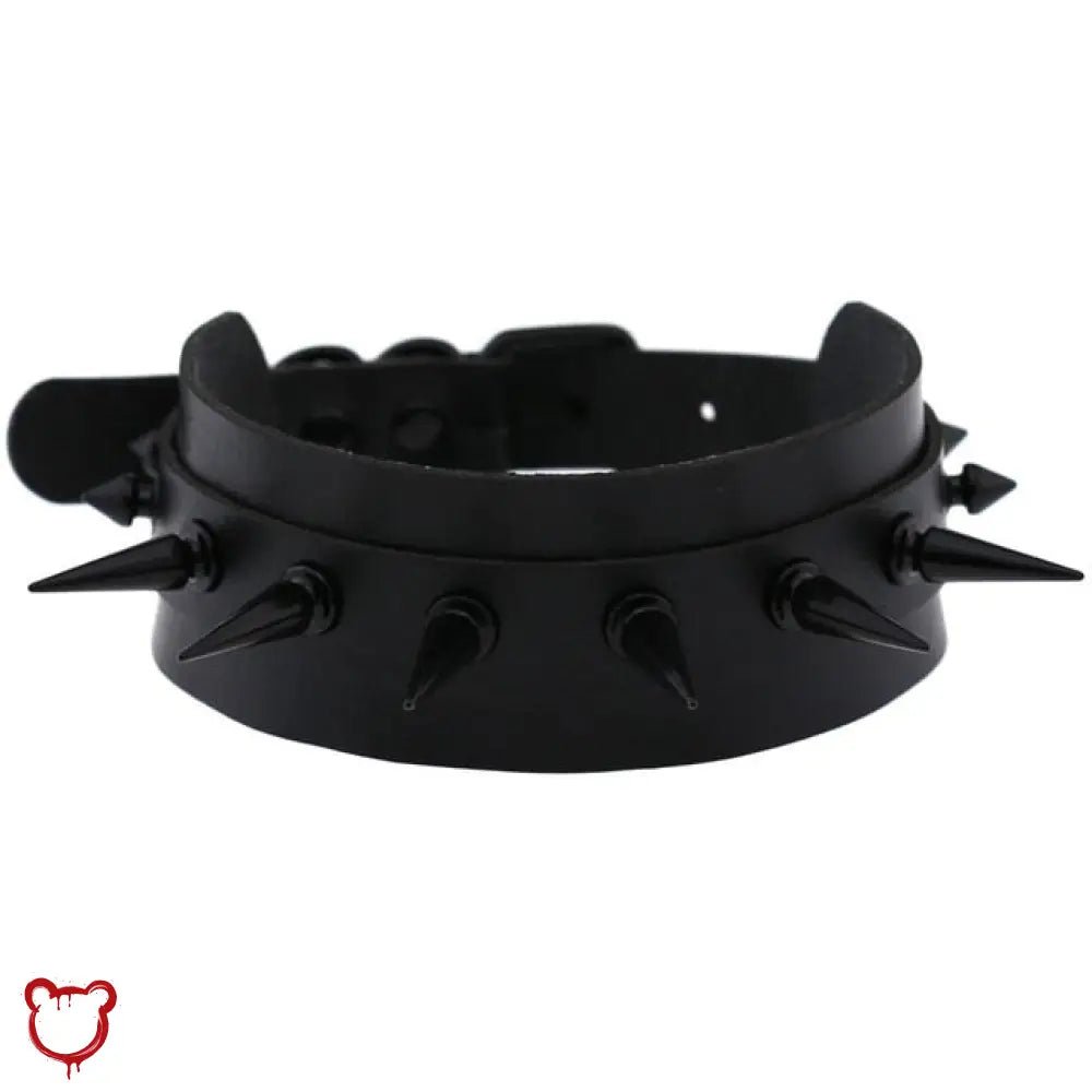 "Chucky's Dark Rivet Choker" - The Cursed Closet