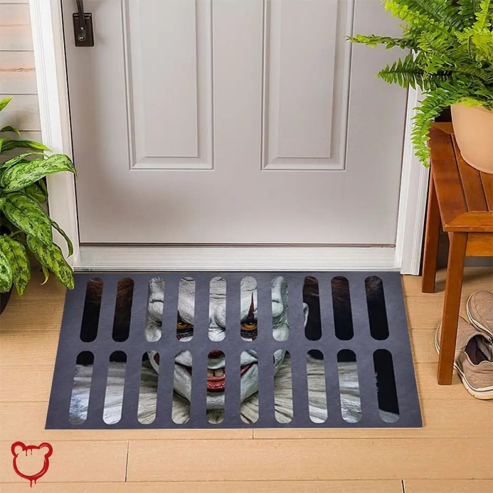 Clown Door Mat: 3D Visual Homeware