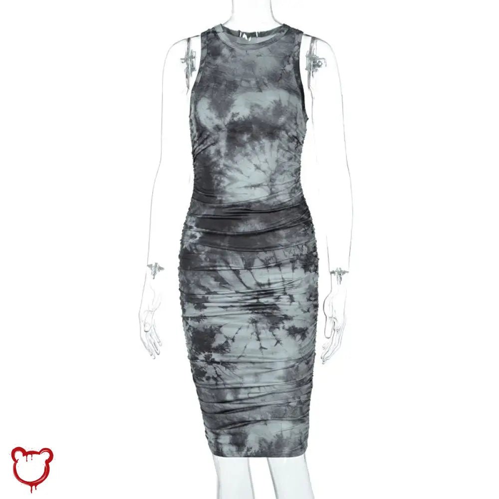 Creepshow' Tie Dye Grunge Dress - The Cursed Closet