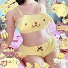 Cute Kawaii Anime Set C026-3-White / L Clothing