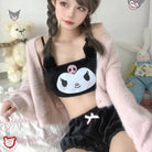 Cute Kawaii Anime Set C026-3-White / S Clothing