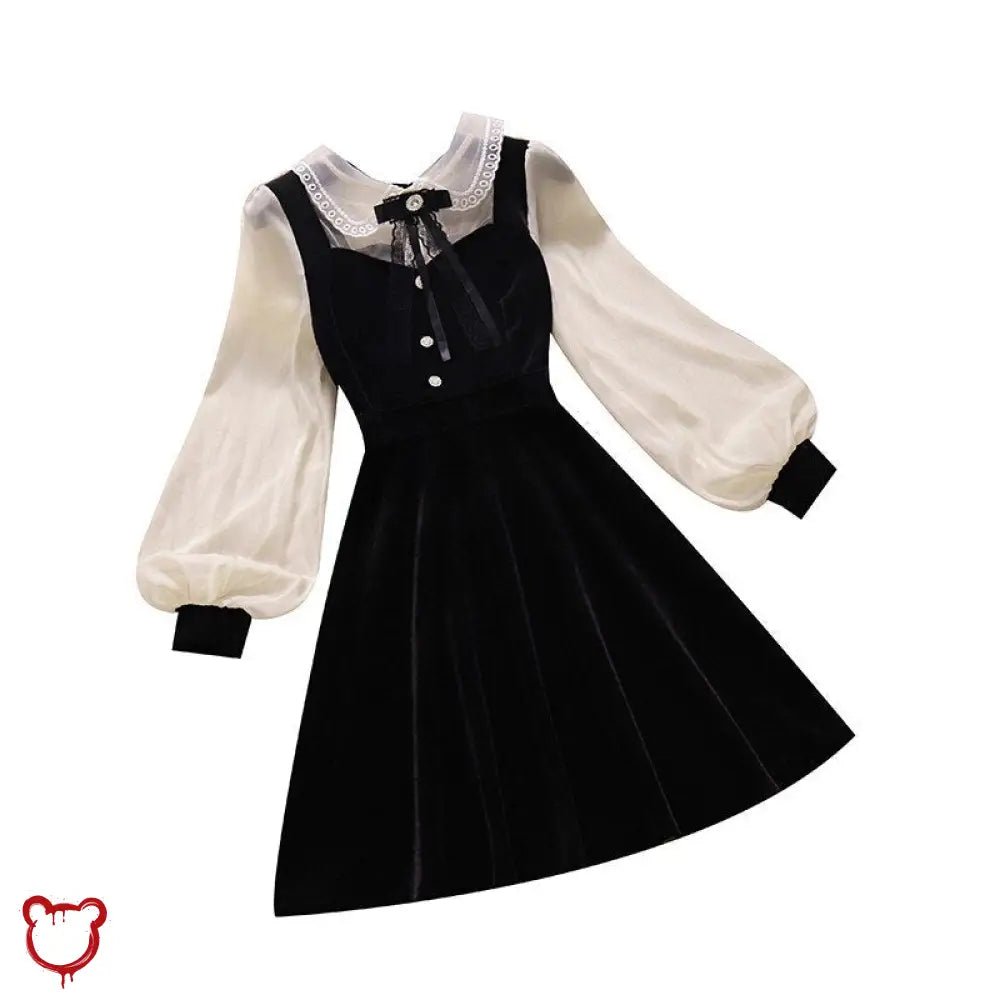 Dahlia Gothic Shirt Dress - The Cursed Closet