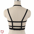 Dark Pentagram Cage Bra Top Clothing