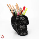 Deadly Black Skull Pot Homeware