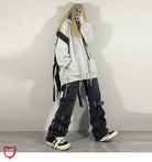 Devilish Baggy Buckle Bottoms Black / M Clothing