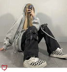 Devilish Baggy Buckle Bottoms Black / Xl Clothing