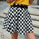 Domino Grunge Check Skirt Clothing