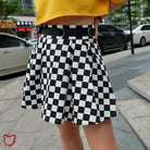 Domino Grunge Check Skirt Clothing