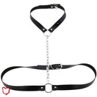 The Cursed Closet 'Back for more' PU Body Harness at $16.99 USD
