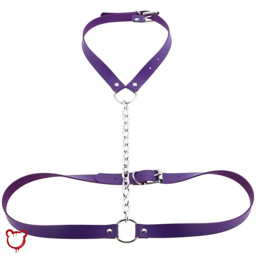 Extended-Use Pu Body Harness Clothing