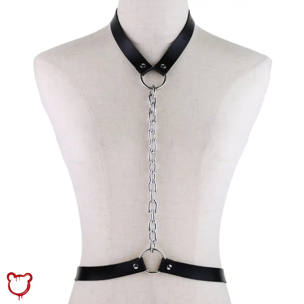 Extended-Use Pu Body Harness Clothing