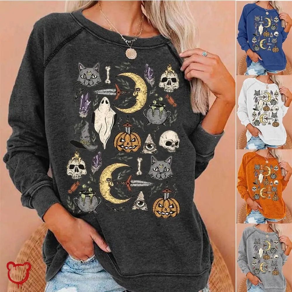 "Fallen Halloween" Sweater - The Cursed Closet