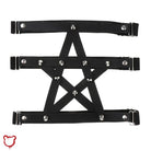 Faux Leather Leg Garter Option Accessories