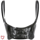 Faux Leather Waist Cincher. Clothing