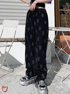 Fearful Grunge Skull Pants Black / L Clothing