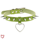 The Cursed Closet 'Enraged' Spike heart choker at $14.99 USD