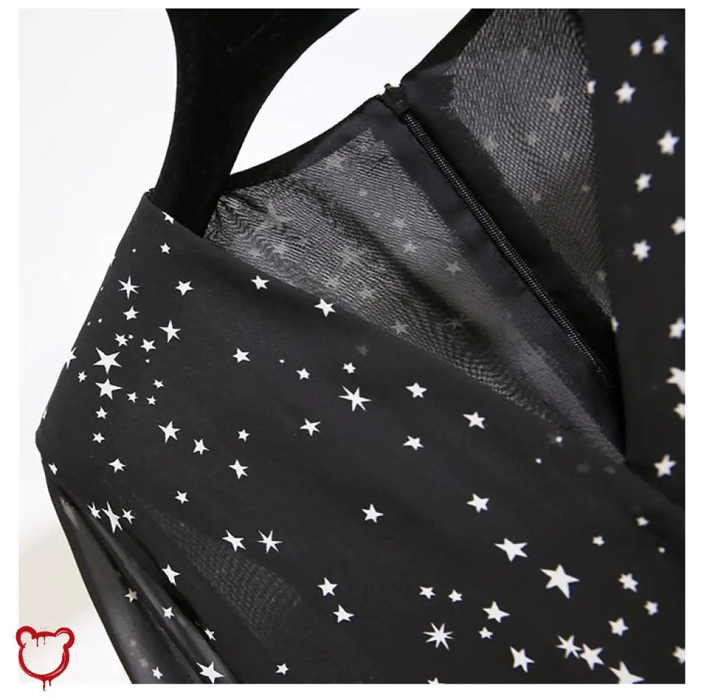 Galactic Black Star Plus Romper Black / Xl Clothing