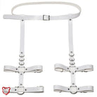 The Cursed Closet Double garter harness at $17.99 USD