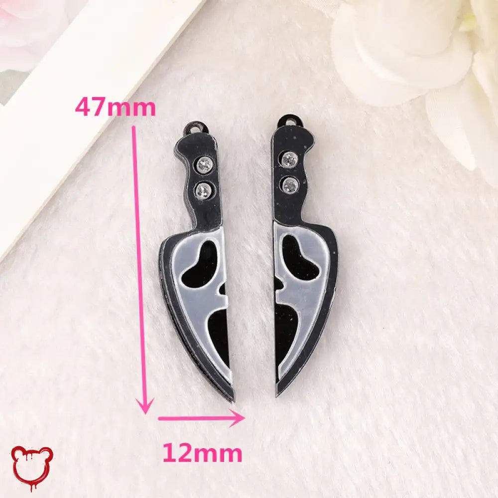 Ghost Face Earrings Accessories