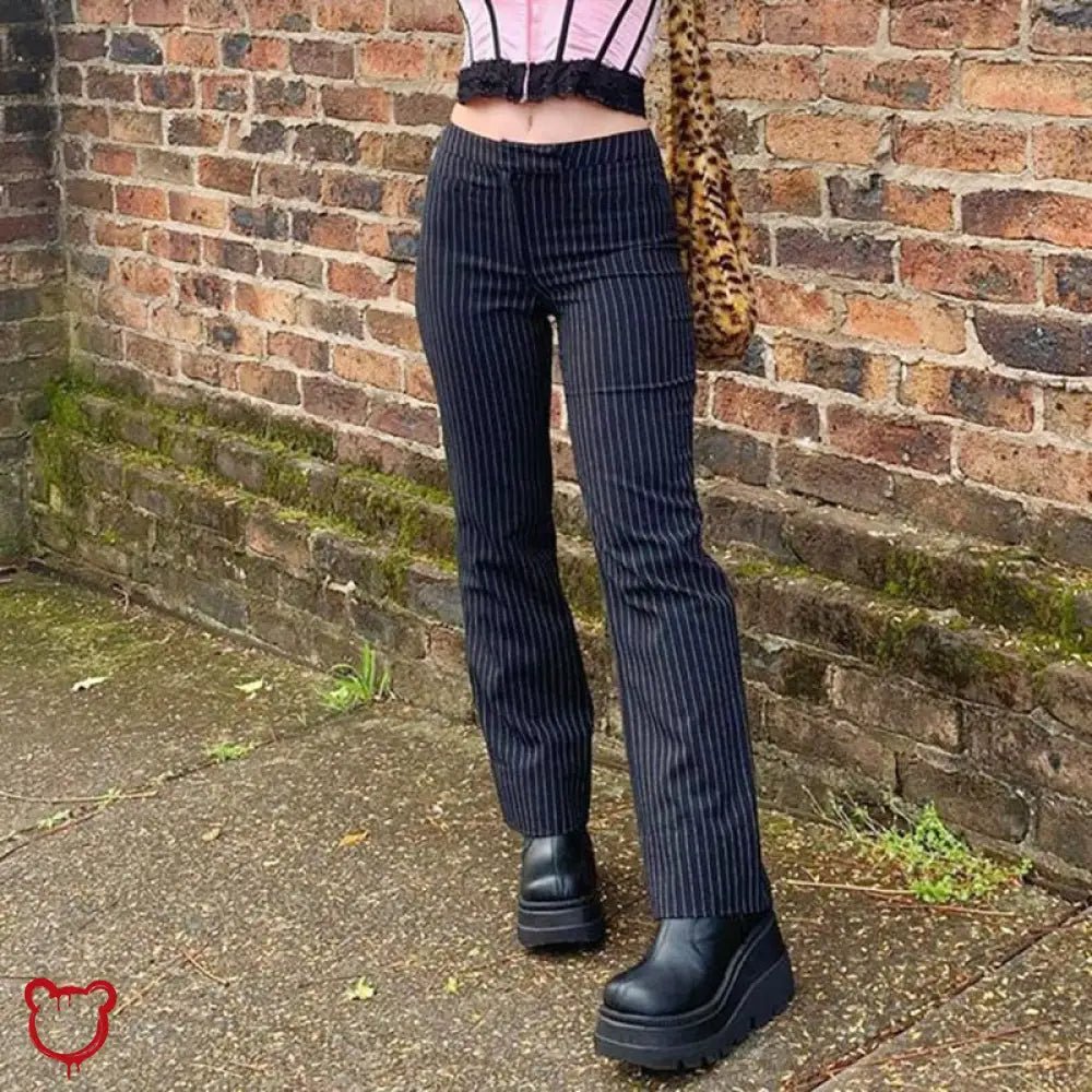 Goodbye Black Striped Pants - The Cursed Closet