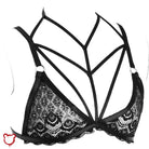 Goth Lace Harness - Greta's Black - The Cursed Closet