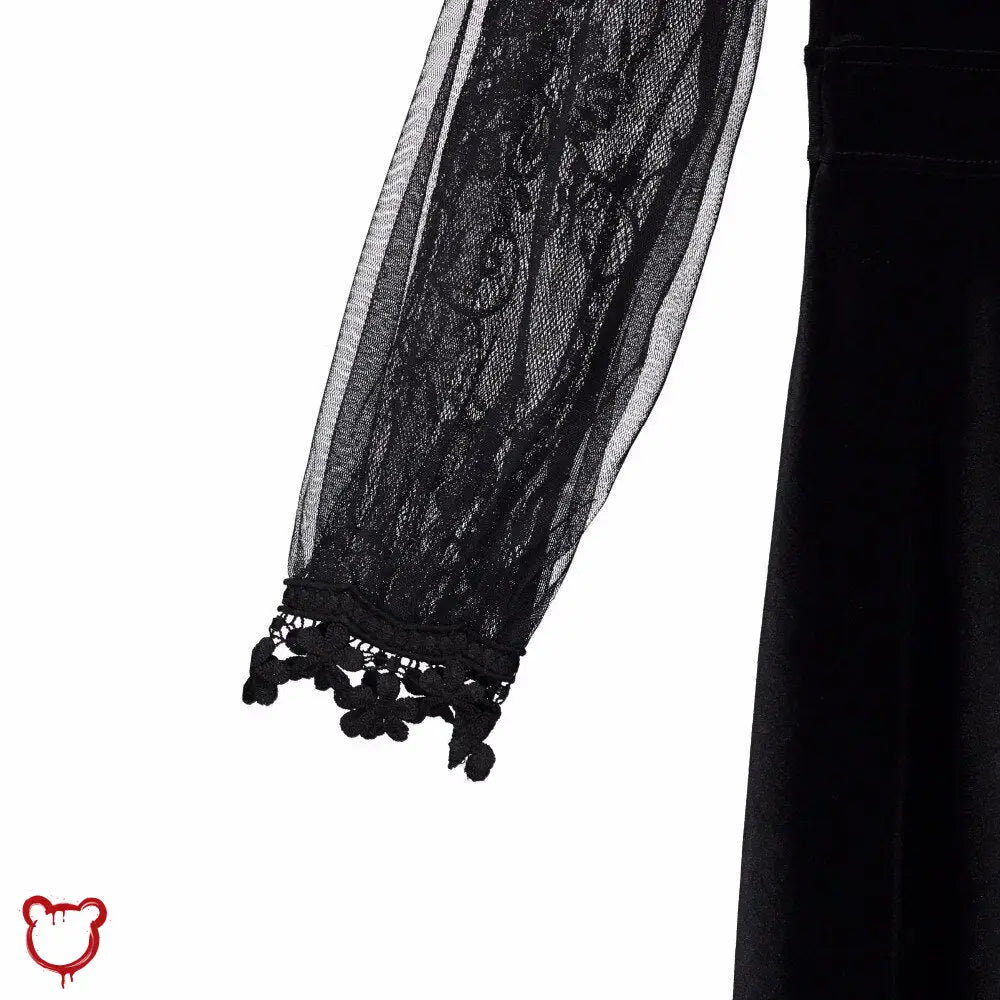 Goth Velvet Lace Dress' - The Cursed Closet