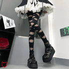 Gothic Anime Velvet Tights Accessories