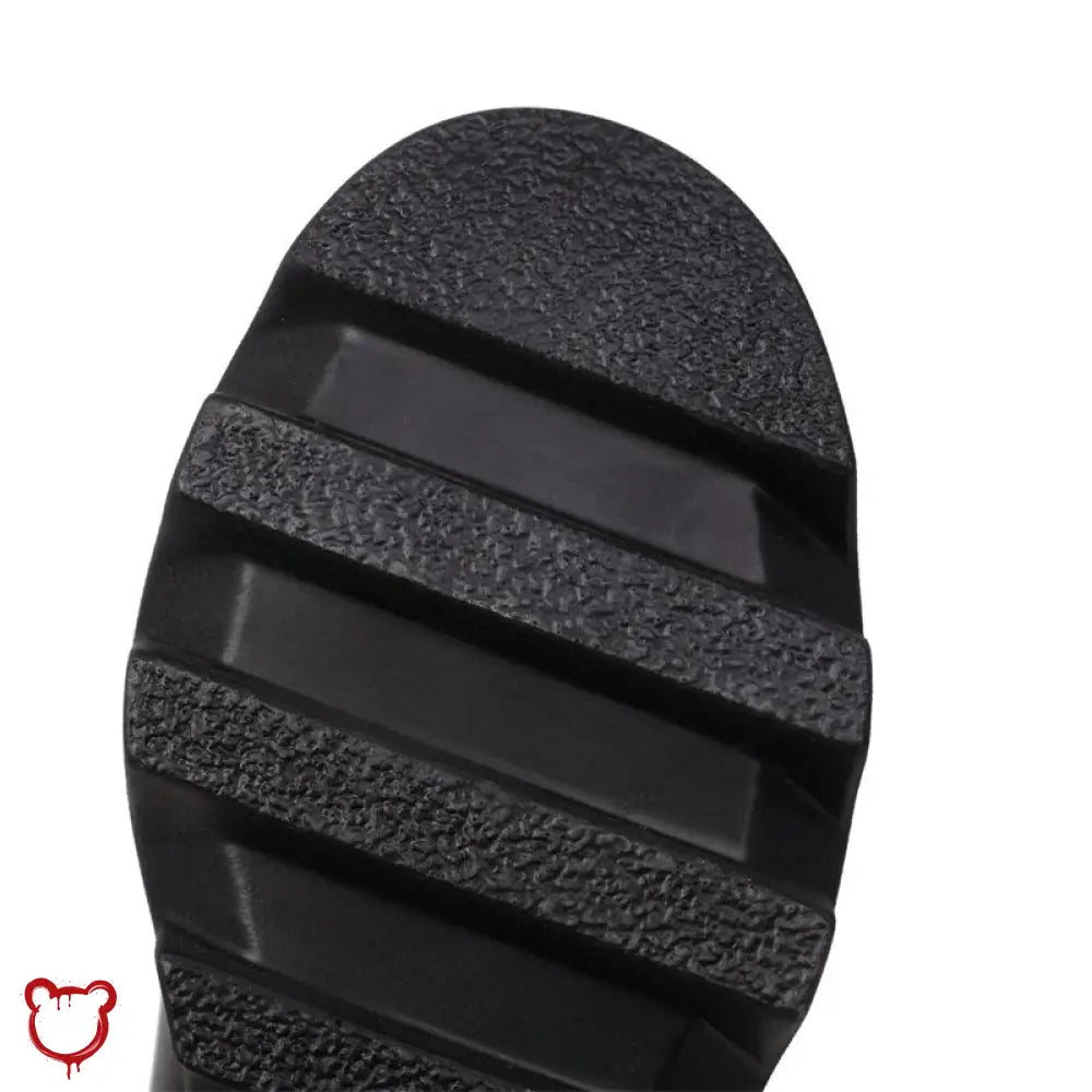 Gothic Bat Buckle Boots - The Cursed Closet