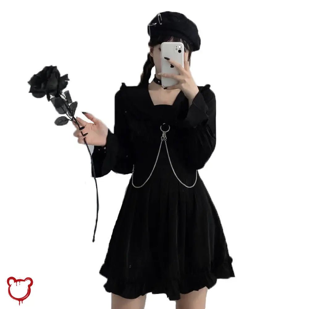 Gothic Chain Dress - The Cursed Closet