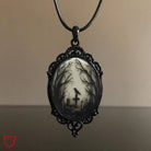 Gothic Crow Forest Pendant Accessories