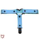 The Cursed Closet 'Dark times' Black faux leather leg garter (15 colours) at $13.99 USD