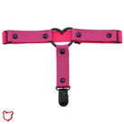 The Cursed Closet 'Dark times' Black faux leather leg garter (15 colours) at $13.99 USD