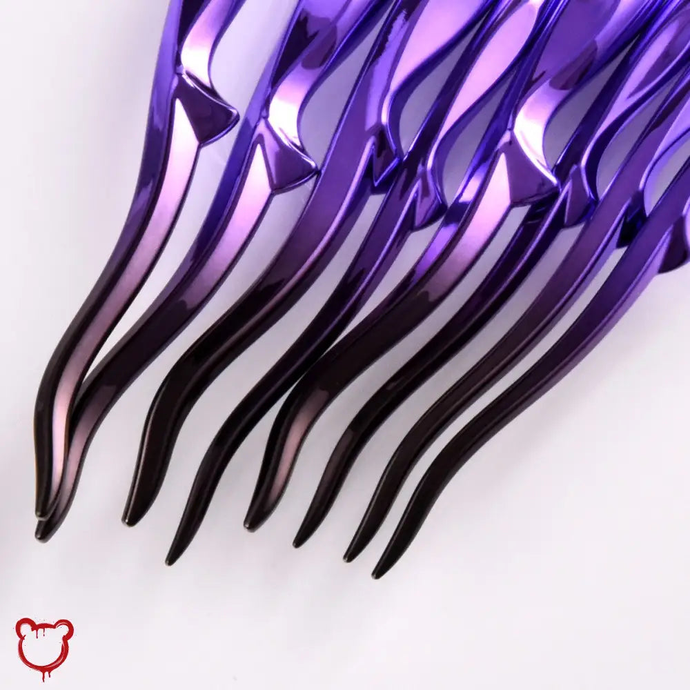 Gothic Purple Makeup Brush Set Accessories